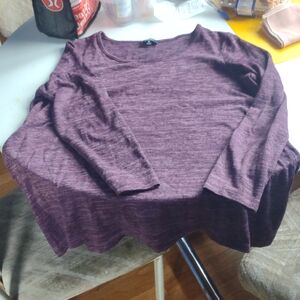 Women's Purple Top by Jones New York extra Large, Long Sleeve Great Condition